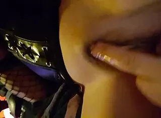 petite french punk slut shows off lingerie in exhibitionist masturbation