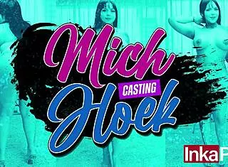 Inka Porn Michelle Hoek Debuts with Big Natural Tits Shaking