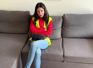 bus conductor catches cheaters and fucks them rough creampie style 😈