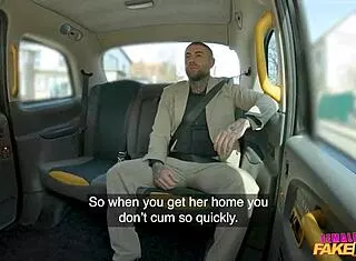 Fake Taxi Redhead Athlete Gives Free Blowjob Ride Outdoors!