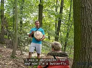 Mature4K: Kinky Giantess Diana's Outdoor Stranger Sex Duo