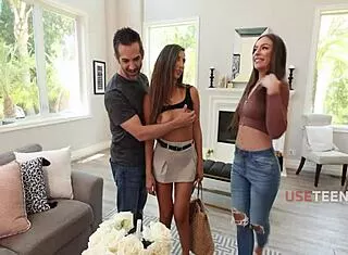 i never thought three perky teens in free use home could feel this wild