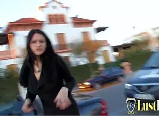 busty babe spreads legs wide for deep cock ride 😍