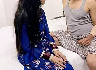 Indian Neighbor Fucks College Coed's Tight Pussy with Biggest Cock Full Quickie