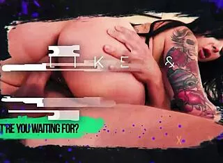 busty blonde yoga babe stretches into deep cock ride