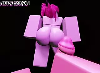 slutty roblox stripper joi laps dances big cock to rough cum game explosion