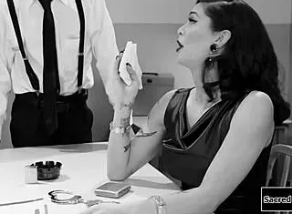domino presley barebacks cop!! trans widow rides hard