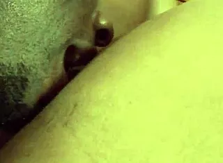 oiled ebony couple's big tits ass monster cock creampie dirty pussy