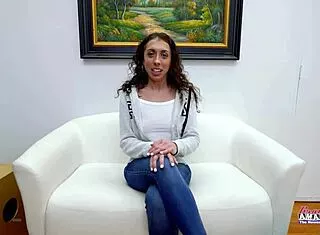 Horny brunette Mercedez rims blows rides big dick!