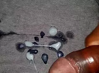 ebony babe jerks monster cock close up moaning cumshot