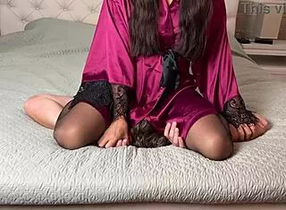 damn, her rough asian facesit slaps my face with panty gag