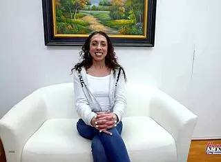 Horny brunette Mercedez rims blows rides big dick!