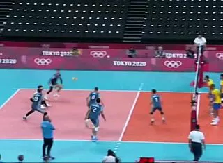 douglas and brazil team pounding that argentinian hottie during the olympics group fuck