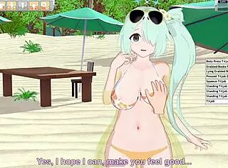 Hiyori Cock Riding Service Rocks Koikatsu Party!