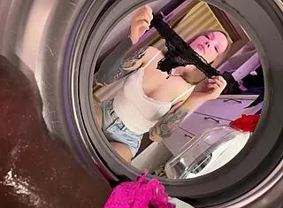 washing my huge puffy pussy then fisting it deep with toys 😩🍆💦
