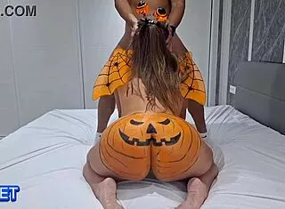 My Stepsister's HUGE ASS Kept Me Awake Halloween Night!