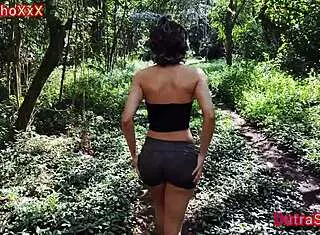 stepdad fucked my tight 18+ ass in woods... next pee in his mouth! 🔥🍑🌲