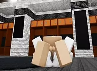 Roblox bunny sneaks into boys locker room for fun
