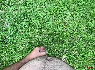 wanna watch my first 2024 forest masturbation moan?