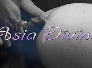blonde housewife opens door to lover while husband waits at home - asia divine moans