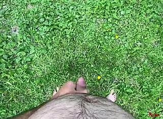 wanna watch my first 2024 forest masturbation moan?