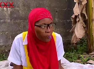 african santa claus fucks his friend's stepdaughter outdoors new year's eve