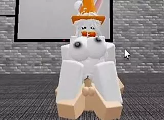 Roblox bunny sneaks into boys locker room for fun