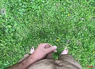 wanna watch my first 2024 forest masturbation moan?