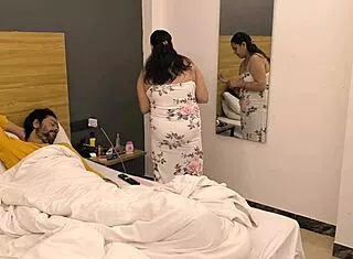 desi puja babe showers early morning chatting dirty before chubby bending over 🍑💦
