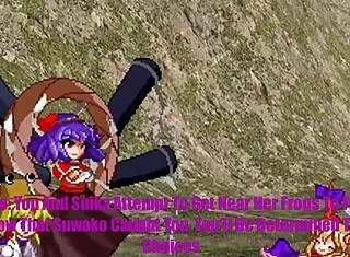 Suika Cirno futanari choice in Touhou parody play