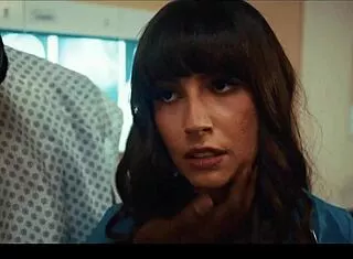 nurse in hospital gets bbc facefucked deep after time stop bondage humiliation creampie