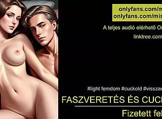 Listen to hungarian femdom cuckold jerk off instructions