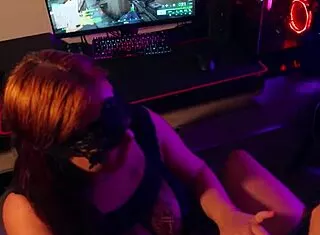 roommate caught gaming... wants cock in tight bct now 😈🍆💦