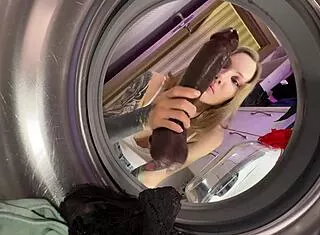 washing my huge puffy pussy then fisting it deep with toys 😩🍆💦