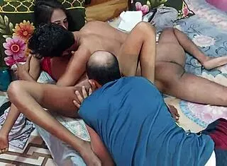 gorgeous bengali babe hanif pk popy manik wild threesome pounding