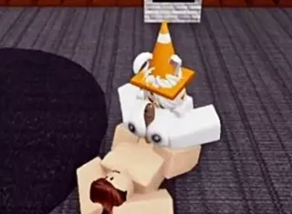 Roblox bunny sneaks into boys locker room for fun