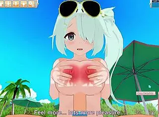 Hiyori Cock Riding Service Rocks Koikatsu Party!