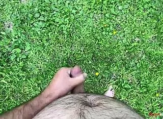 wanna watch my first 2024 forest masturbation moan?