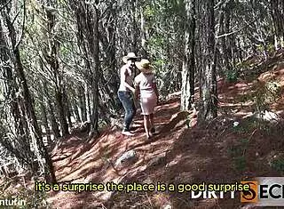 Petite Latina Fucks Skinny Boyfriend Bareback in Forest Lake