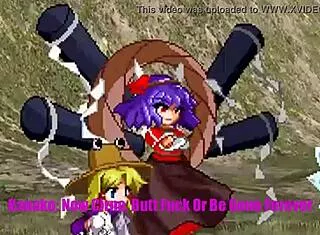 Suika Cirno futanari choice in Touhou parody play
