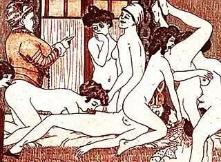 Vintage Erotic Art Captures Timeless Sensual Poses