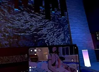 mistress megara plays with big tits ass in vrchat erp fun~