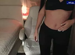Mlady Jessy Strips Teases Perky Tits Caresses Clit Vibes Pussy
