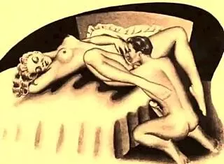 Vintage Erotic Art Captures Timeless Sensual Poses