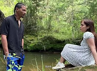 petite latina moans loud tiny pussy stretched by stranger bbc