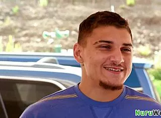 Alexis Malone's Busty Nuru Shock!