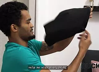 pregnant czech wife adores husband but spreads for stranger on sofa