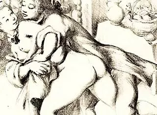 vintage erotic art captures sensual antique poses and curves