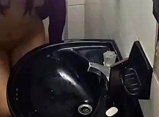 public school bathroom catches tight latina students fucking hard