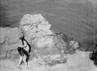 Vintage Hairy Pussy Nudes Pose in Nature Outdoors
